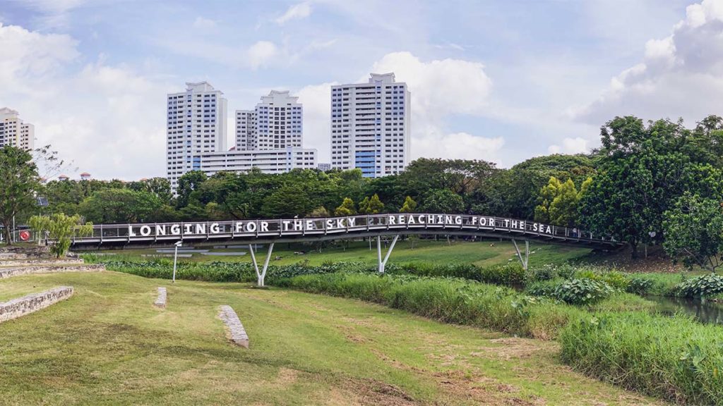 Installation view at Bishan-Ang Mo Kio Park